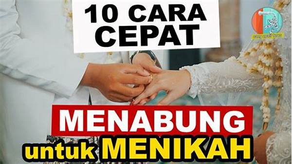 Cara Menabung Untuk Biaya Nikah Sejak Anak Kos