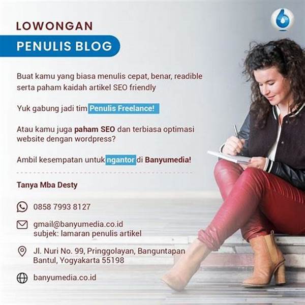 Freelance Penulis Artikel Dengan Pengalaman