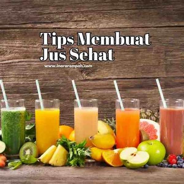 Membuat Jus Sehat Dari Bahan Alami