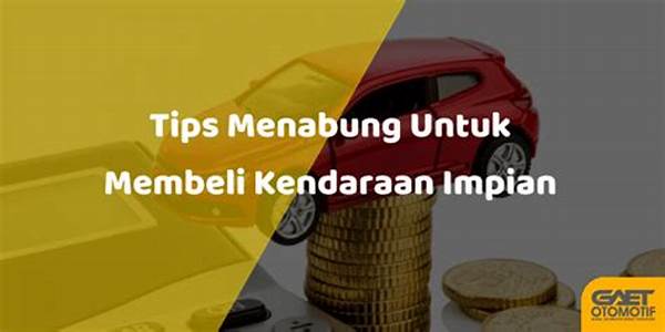 Menabung Untuk Motor Impian