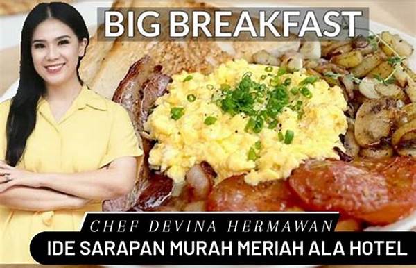 Sarapan Bergizi Murah Meriah