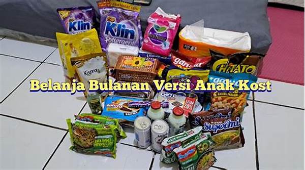 Barang Kebutuhan Bulanan Anak Kost