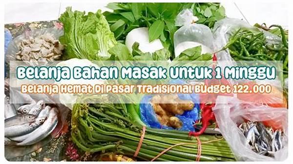 Cara Efektif Belanja Bahan Dapur