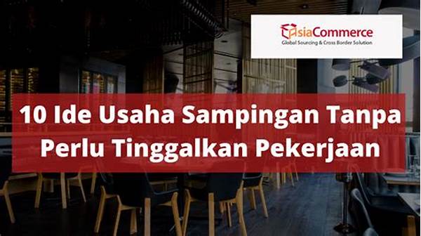 “ide Bisnis Sampingan Tanpa Ganggu Kerja”