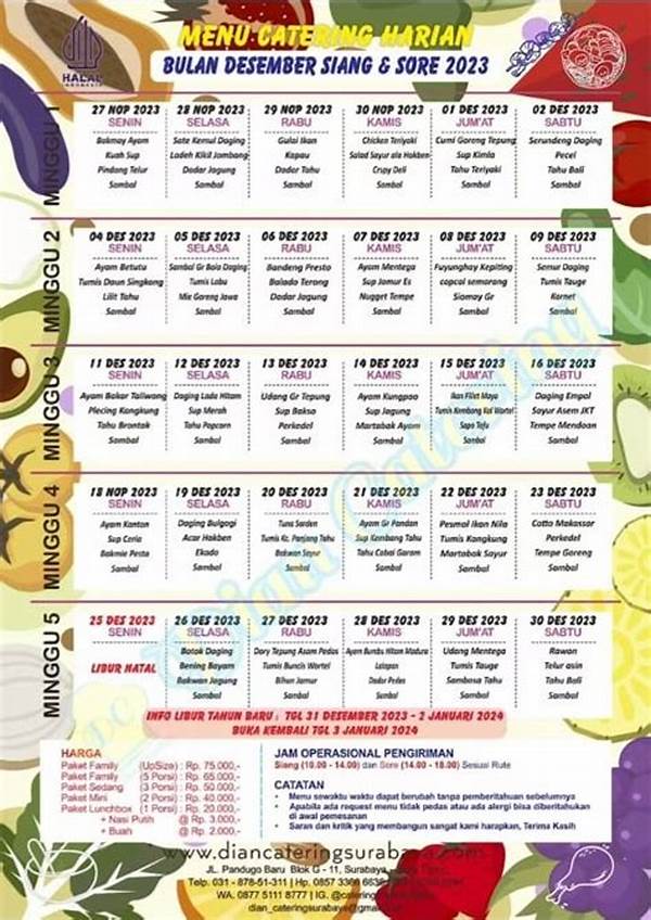 Menu Katering Harian Variatif
