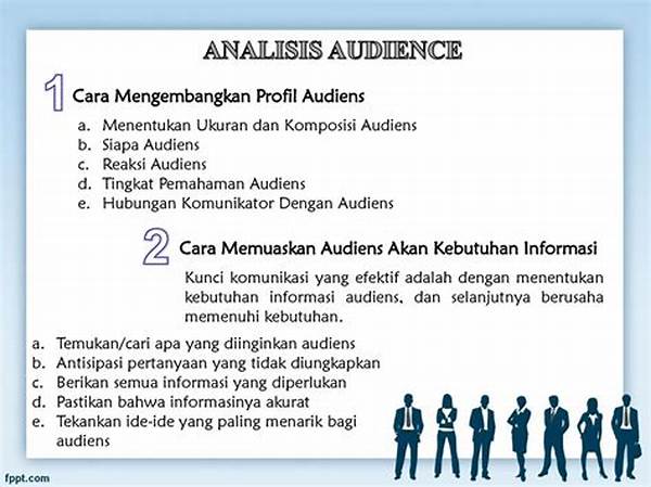 Pemahaman Audiens Dan Kebutuhan