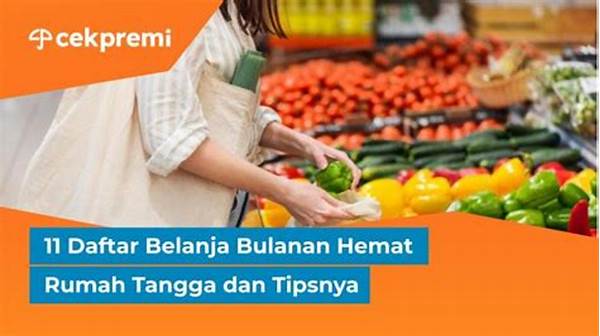 Pentingnya Merencanakan Belanja Bulanan