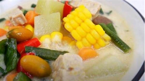 Sayur Lodeh Dengan Santan Segar