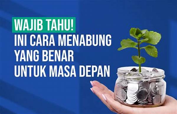**tips Menabung Untuk Masa Depan**