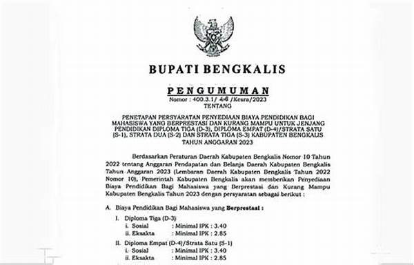 Bantuan Biaya Kuliah Mahasiswa Berprestasi