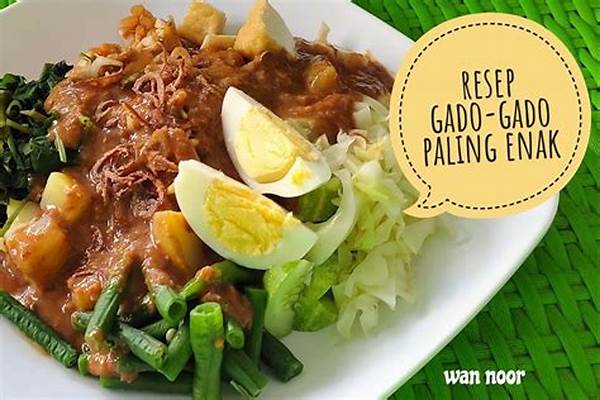 Bumbu Kacang Gado-gado Lezat