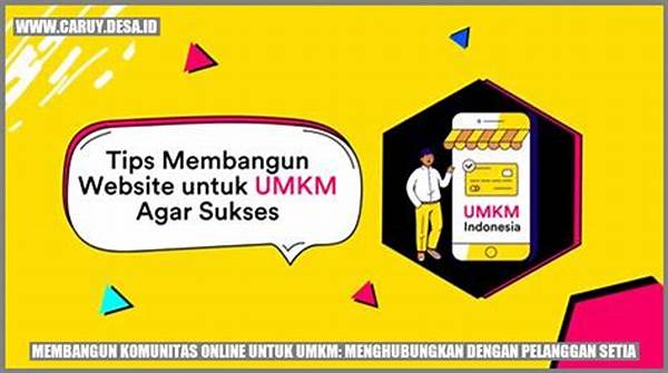 Membangun Komunitas Pelanggan Setia Online