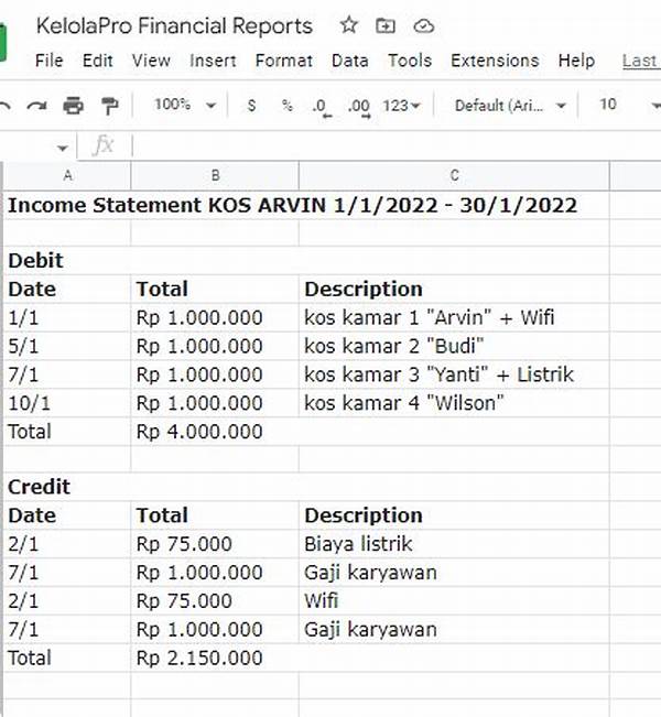 Pengelolaan Keuangan Harian Anak Kos
