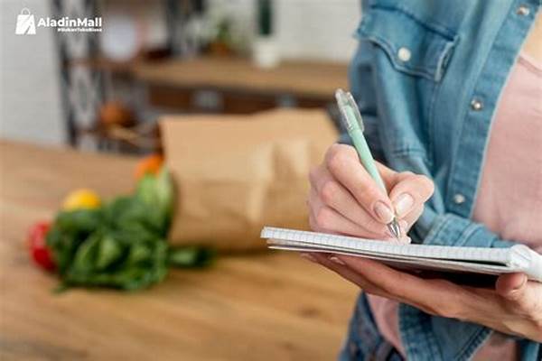 Persiapan Menyusun Daftar Belanja Keluarga