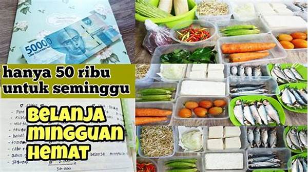 Rekomendasi Mengatur Belanja Mingguan Hemat