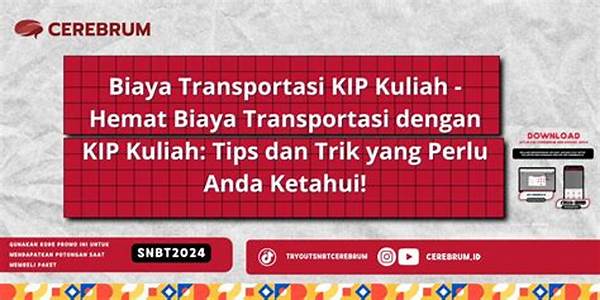 Strategi Penghematan Biaya Transportasi