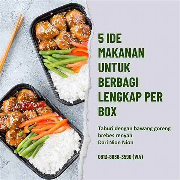Kreasi Makanan Berbagi Untuk Hari Spesial
