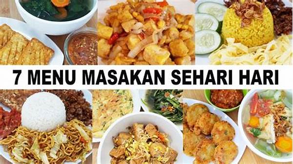 Menu Makanan Hemat Sehari-hari