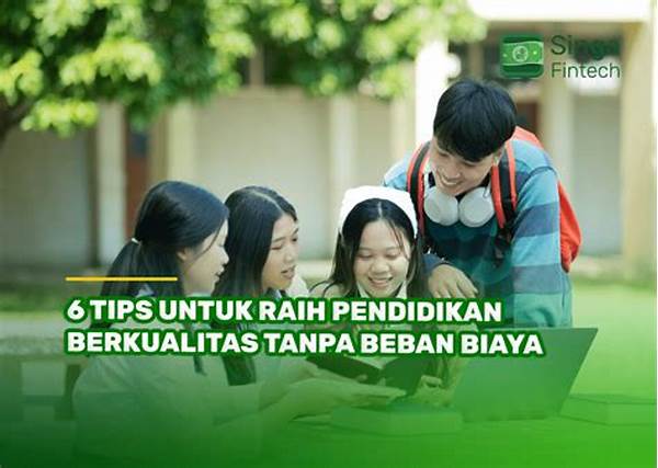 Pendidikan Berkualitas Tanpa Beban Biaya