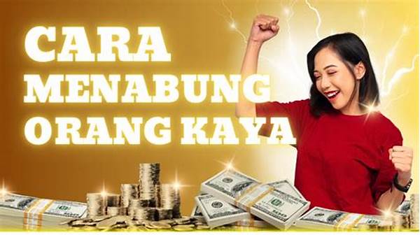 Strategi Menabung Yang Efektif