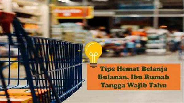 Tips Menghemat Belanja Bulanan Rumah Tangga