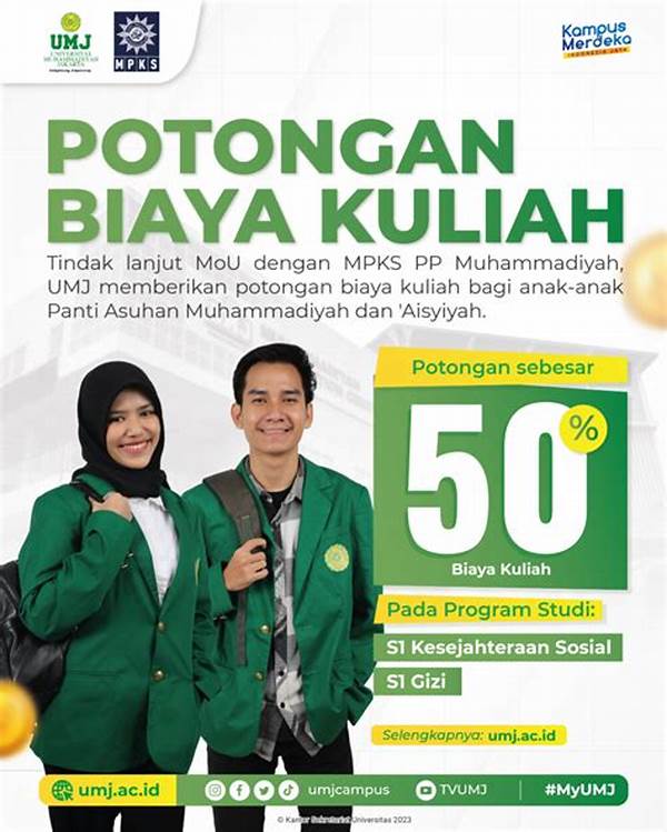 Beasiswa Potongan Biaya Kuliah