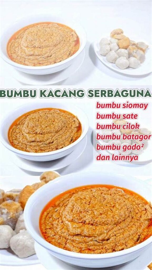 Bumbu Kacang Serbaguna Untuk Aneka Hidangan