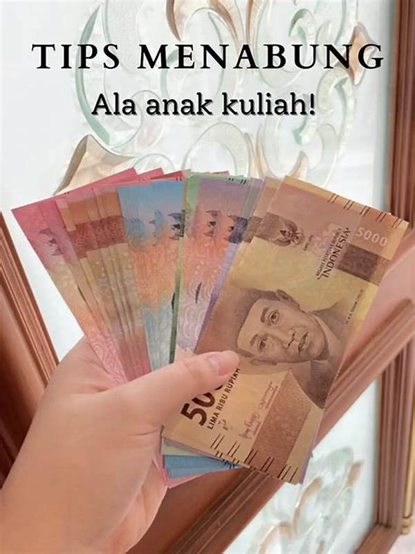 Menabung Mudah Ala Anak Kuliah