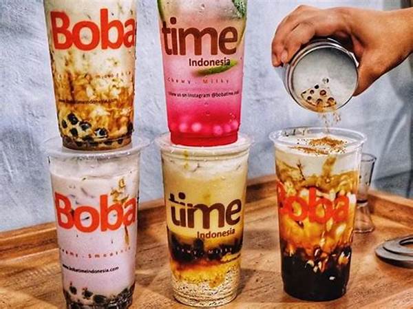 Sensasi Minuman Boba Kekinian