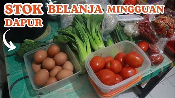 Strategi Belanja Mingguan Bijaksana