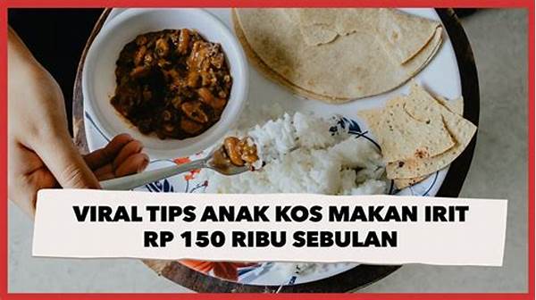 Solusi Makan Irit Anak Kos