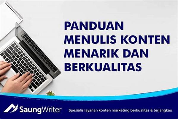 Menulis Konten Berkualitas Tinggi