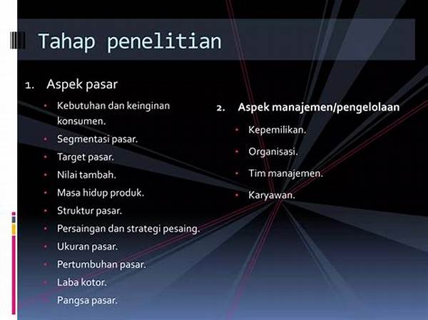 Penelitian Kebutuhan Pasar Terkini