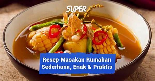 Resep Makanan Rumahan Populer Terkini