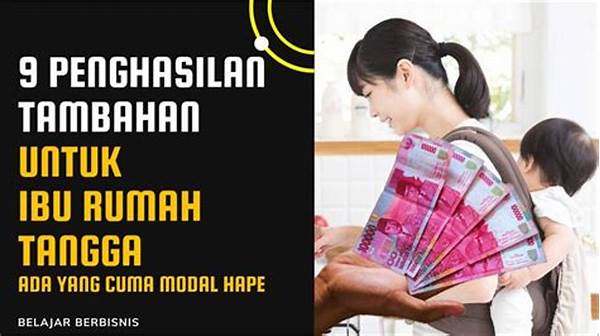 Pekerjaan Tambahan Yang Cocok Untuk Ibu Rumah Tangga