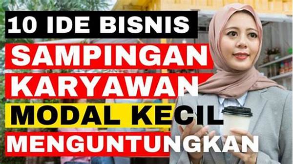 Peluang Bisnis Sampingan Untuk Gaji Kecil