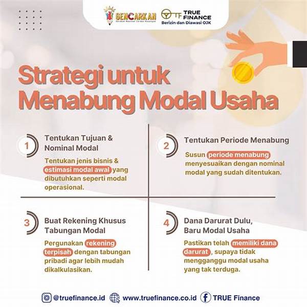 Strategi Menabung Untuk Modal Usaha Kecil
